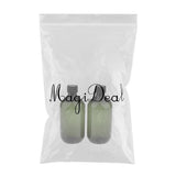 Maxbell Empty Plastic Shampoo Gel Bottles for Liquid Essential Oil Lotion 500ml Pickles Green