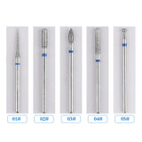 Maxbell Tungsten Steel Polishing Head Nail Drill Bit for Electric Nail Machine 04