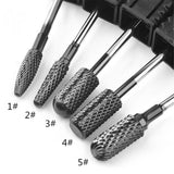 Maxbell Tungsten Steel Nail Drill Bit for Nail Drill File Machine Manicure Tools D