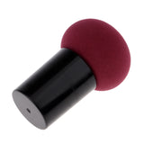 Soft Face/Body Cosmetic Beauty Large Powder Puff Sponge Makeup Tool Wine Red