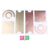 Maxbell Waterproof Protective Film Decal Sticker For Dyson Supersonic Hair Dryer Rose Gold+Golden