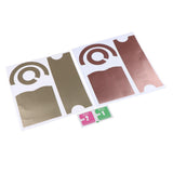 Maxbell Waterproof Protective Film Decal Sticker For Dyson Supersonic Hair Dryer Rose Gold+Golden