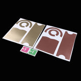 Maxbell Waterproof Protective Film Decal Sticker For Dyson Supersonic Hair Dryer Rose Gold+Golden
