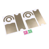 Maxbell Waterproof Protective Film Decal Sticker For Dyson Supersonic Hair Dryer Golden