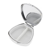 Maxbell Stainless Candy Pill Box Portable Tin Pots Cosmetic Jars Cases Container Trapezoid