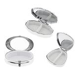 Maxbell Stainless Candy Pill Box Portable Tin Pots Cosmetic Jars Cases Container Trapezoid