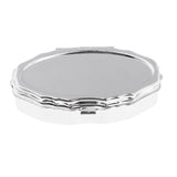 Maxbell Stainless Candy Pill Box Portable Tin Pots Cosmetic Jars Cases Container Rhombus