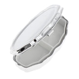 Maxbell Stainless Candy Pill Box Portable Tin Pots Cosmetic Jars Cases Container Rhombus