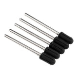 Maxbell 5pcs Sanding Band Mandrel Bit for Nail Drill Pen Machine Acrylic Nail 5x11mm