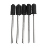 Maxbell 5pcs Sanding Band Mandrel Bit for Nail Drill Pen Machine Acrylic Nail 5x11mm