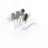 Maxbell 5pcs Sanding Band Mandrel Bit for Nail Drill Pen Machine Acrylic Nail 7x13mm