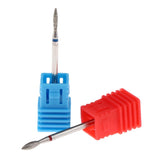 2Pcs Nail Drill Bits Diamond Cuticle Clean Electric Files Buffing Tool 01
