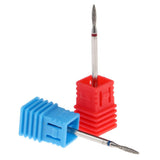 Maxbell 2Pcs Nail Drill Bits Diamond Cuticle Clean Electric Files Buffing Tool 02