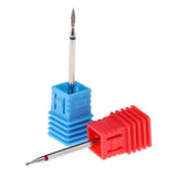 Maxbell 2Pcs Nail Drill Bits Diamond Cuticle Clean Electric Files Buffing Tool 03