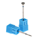 Maxbell 2Pcs Nail Drill Bits Diamond Cuticle Clean Electric Files Buffing Tool 08