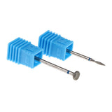 Maxbell 2Pcs Nail Drill Bits Diamond Cuticle Clean Electric Files Buffing Tool 08