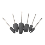 Maxbell 6 Pcs Nail Drill for Manicure Bit Electric Nail FileTools Stone Grey