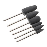 Maxbell 6 Pcs Nail Drill for Manicure Bit Electric Nail FileTools Stone Grey