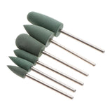 Maxbell Silicone Nail Art Drill Bits Manicure Polishing Grinding Buffing Head 6x 01