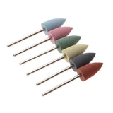 Maxbell Silicone Nail Art Drill Bits Manicure Polishing Grinding Buffing Head 6x 07