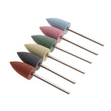 Maxbell Silicone Nail Art Drill Bits Manicure Polishing Grinding Buffing Head 6x 07