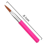 Maxbell 10Pcs Steel Handle Eye Liner Makeup Brush for Eyes Liquid Eyeliner Comestics