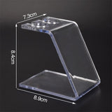 Max Acrylic Tattoo Machine Gun Holder Stand Supply for Body Art Supply Clear