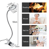 Max Tattoo Lamp Ec-environmental Energy Saving LED Table Clamp Desk Light