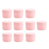 Maxbell Refillable Plastic Empty Face Cream Cosmetic Container with Lid Pink-20g