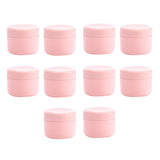 Maxbell Refillable Plastic Empty Face Cream Cosmetic Container with Lid Pink-20g