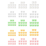 Maxbell Refillable Plastic Empty Face Cream Cosmetic Container with Lid Pink-20g