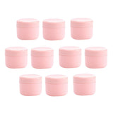 Maxbell Refillable Plastic Empty Face Cream Cosmetic Container with Lid Pink-20g