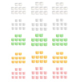 Maxbell Refillable Plastic Empty Face Cream Cosmetic Container with Lid Pink-20g