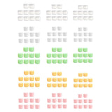 Maxbell Refillable Plastic Empty Face Cream Cosmetic Container with Lid Pink-20g