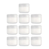 Refillable PVC Empty Face Cream Cosmetic Container with Lid Clear-100g