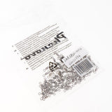 Maxbell 100pcs Fishing Barrel Bearing Rolling Swivel Solid Ring Connector Snap 3