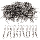 Maxbell 100Pcs Ball Bearing Swivels Coastlock Rolling Swivels Interlock Snap 8A