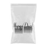 Maxbell 2x Wide Tooth Detangling Hair Comb Anti Static Travel Pocket Size Beard Comb