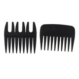 Maxbell 2x Wide Tooth Detangling Hair Comb Anti Static Travel Pocket Size Beard Comb