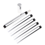 Maxbell 5pcs Empty Makeup Pen Cosmetic Tube Lip Gloss Bottle L13 Multi Hole Flocking