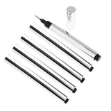 Maxbell 5pcs Empty Makeup Pen Cosmetic Tube Lip Gloss Bottle L16 Eyelash Brush