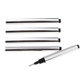 Maxbell 5pcs Empty Makeup Pen Cosmetic Tube Lip Gloss Bottle L16 Eyelash Brush