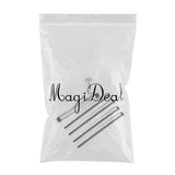 Maxbell 5pcs Empty Makeup Pen Cosmetic Tube Lip Gloss Bottle L6 Tongue Slice Brush