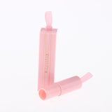 5x PVC Empty Lipstick Tubes Lip Balm Container DIY Lipstick Holders Pink