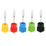 Maxbell Electric Ceramic Nail Drill Bit Grinding Head for UV Gel Polish Remover XF