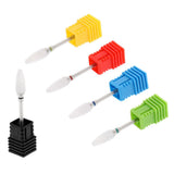Maxbell Electric Ceramic Nail Drill Bit Grinding Head for UV Gel Polish Remover XF