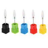 Maxbell Electric Ceramic Nail Drill Bit Grinding Head for UV Gel Polish Remover XF