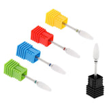 Maxbell Electric Ceramic Nail Drill Bit Grinding Head for UV Gel Polish Remover XF