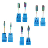 Maxbell 2Pcs Electric Nail Manicure Drill Bit Grinding Head for Polishing Care 01