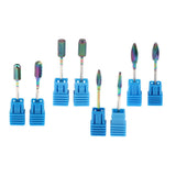 Maxbell 2Pcs Electric Nail Manicure Drill Bit Grinding Head for Polishing Care 01